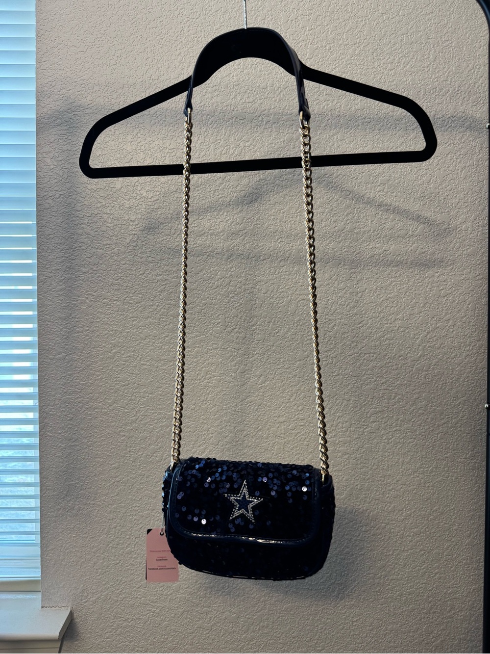 Dallas Cowboys crossbody sequin bag